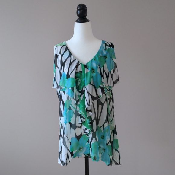 Flowy Sheer Tank Top - Picture 1 of 5